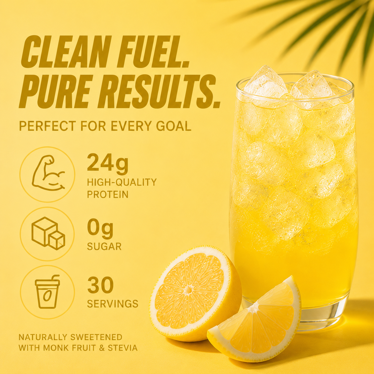 LEMON SQZ CLEAR PROTEIN - 30 SERVINGS