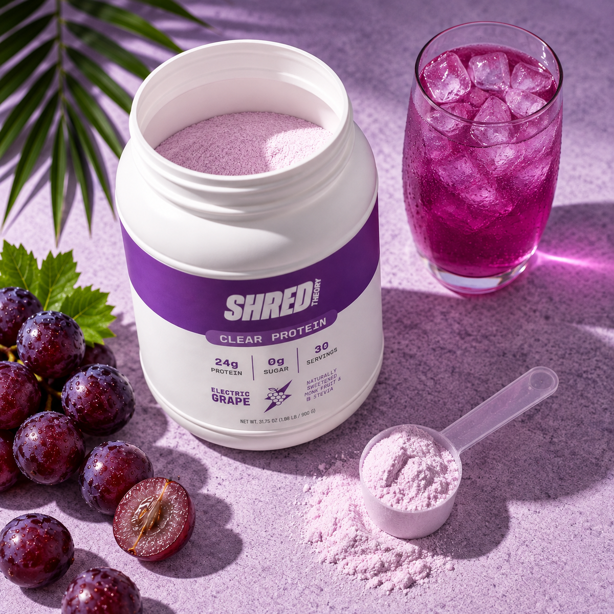 ELECTRIC GRAPE CLEAR PROTEIN - 30 SERVINGS