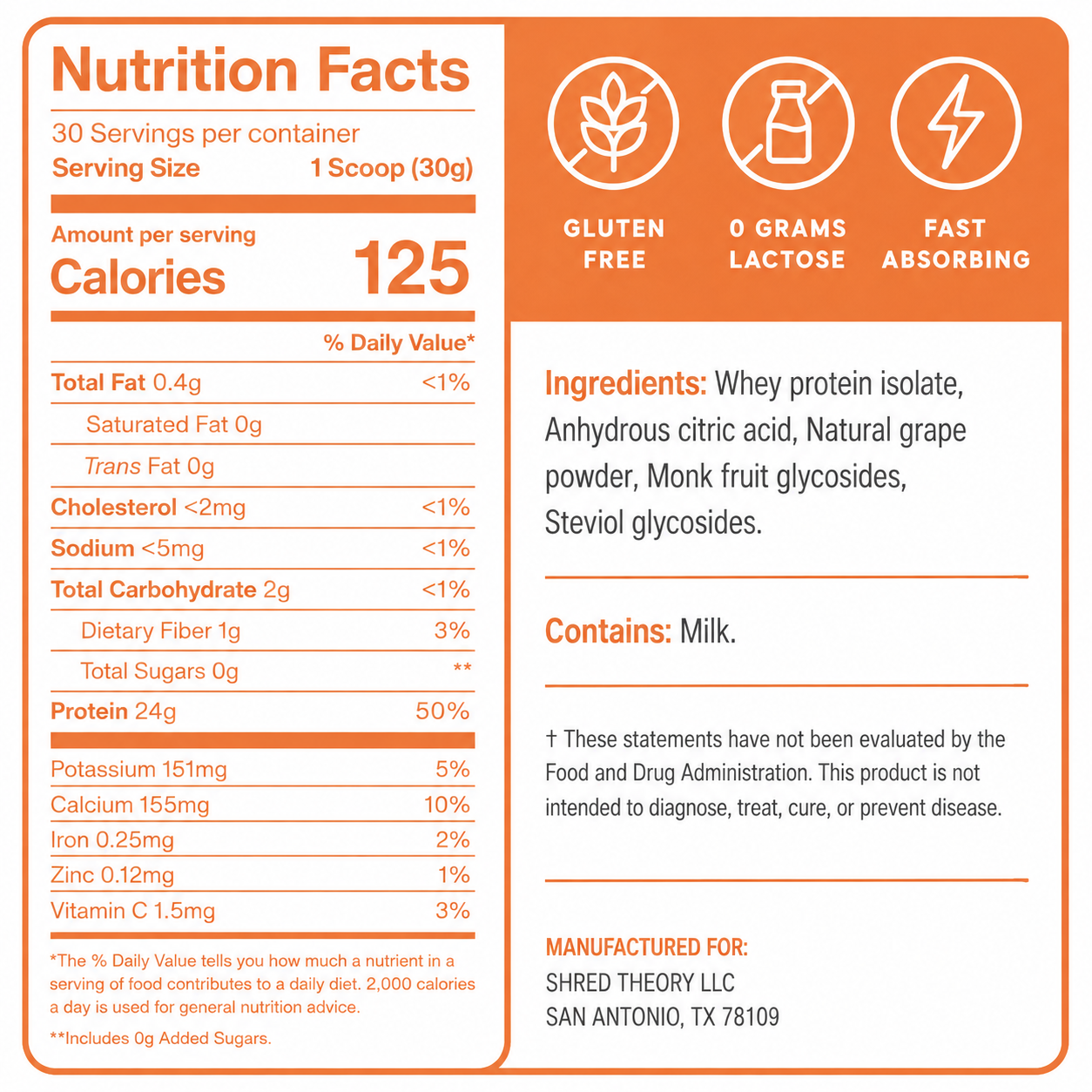 COUNTRY PEACH CLEAR PROTEIN - 30 SERVINGS
