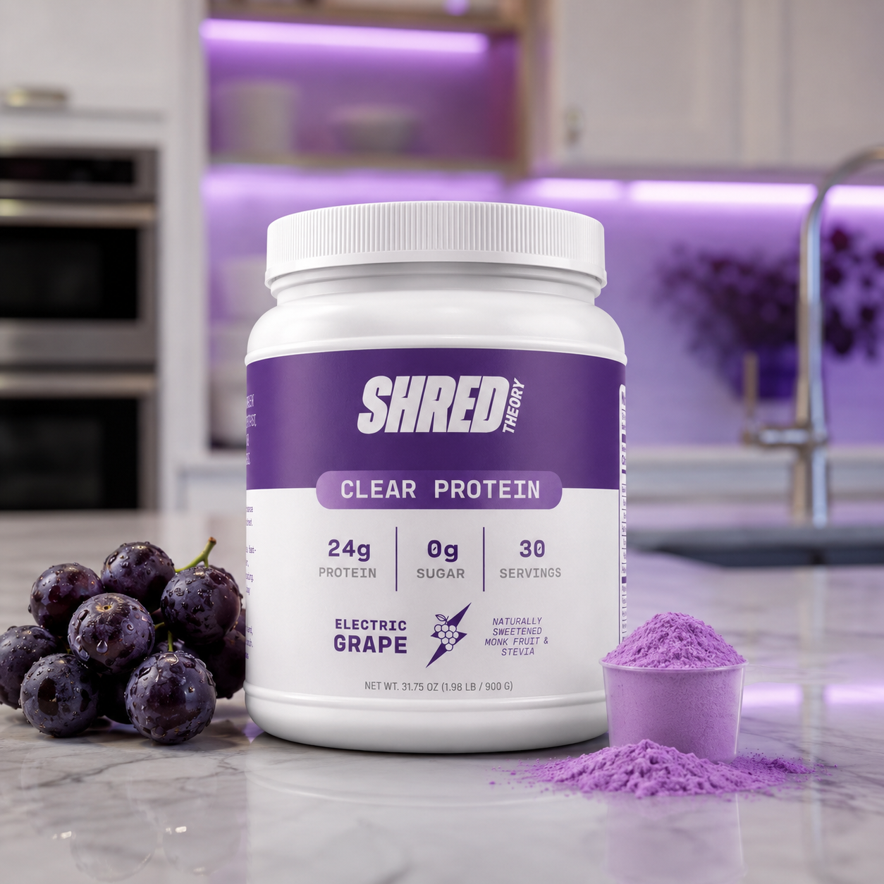 ELECTRIC GRAPE CLEAR PROTEIN - 30 SERVINGS